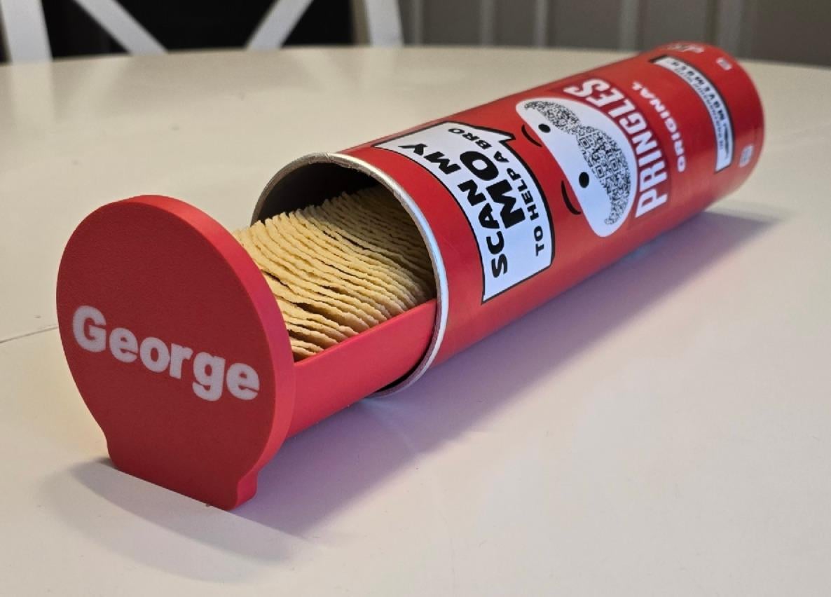 Pringles Can Slider - Personalised