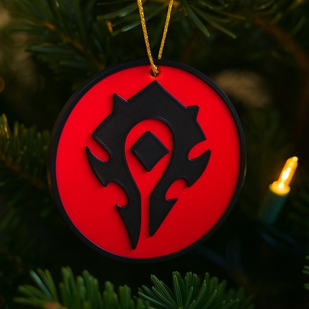 World of Warcraft - Christmas Bauble - Horde and Alliance variants