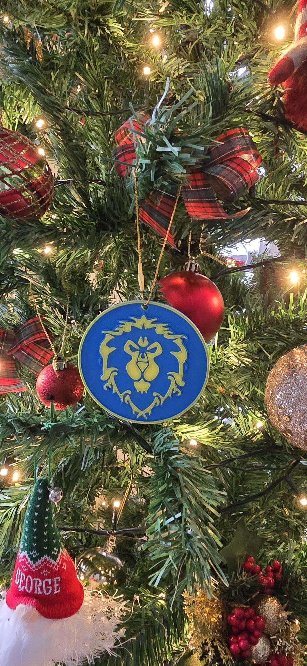 World of Warcraft - Christmas Bauble - Horde and Alliance variants