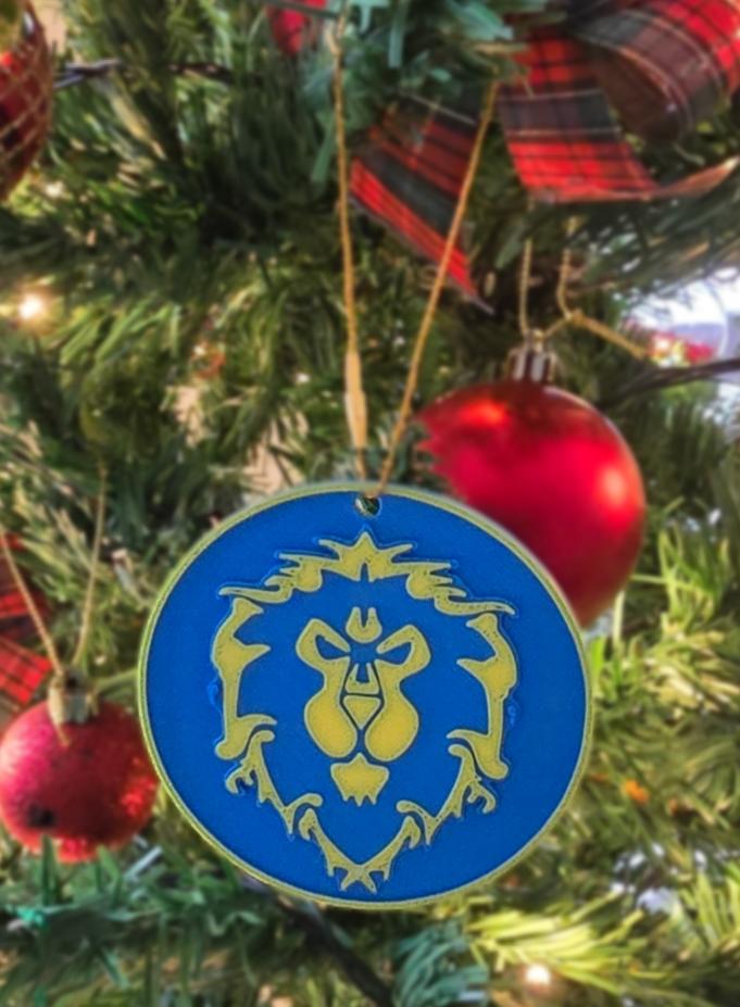 World of Warcraft - Christmas Bauble - Horde and Alliance variants
