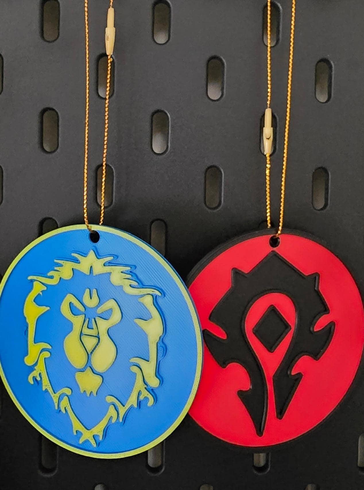 World of Warcraft - Christmas Bauble - Horde and Alliance variants